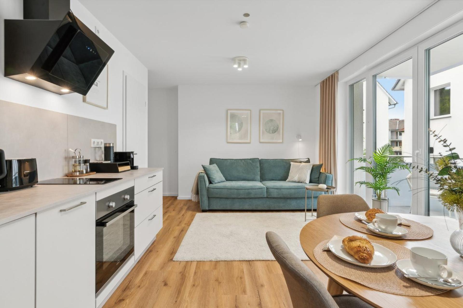 Deluxe Apartment In Bielefeld City Mit Parkplatz Und Balkon Eksteriør billede