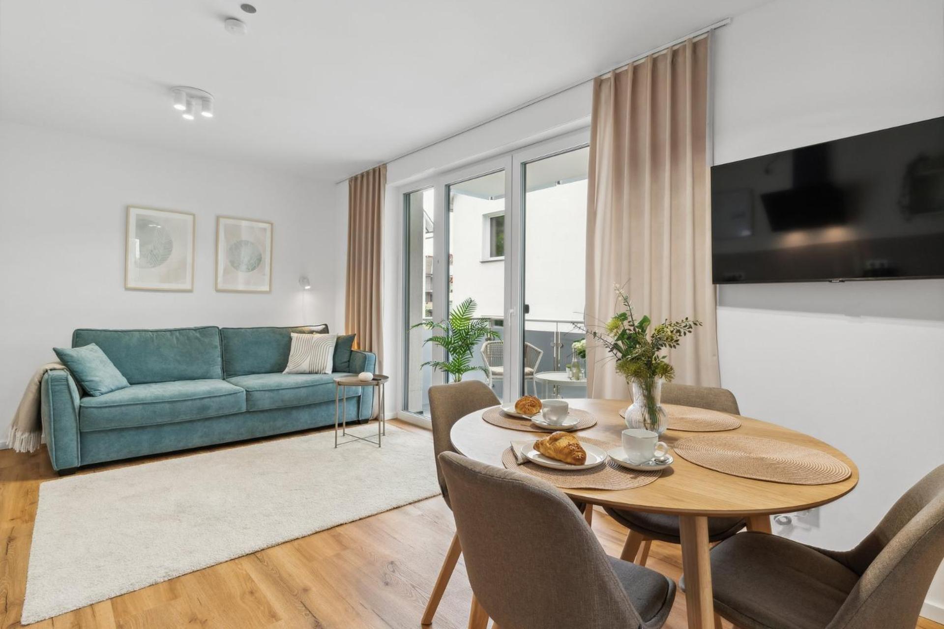 Deluxe Apartment In Bielefeld City Mit Parkplatz Und Balkon Eksteriør billede
